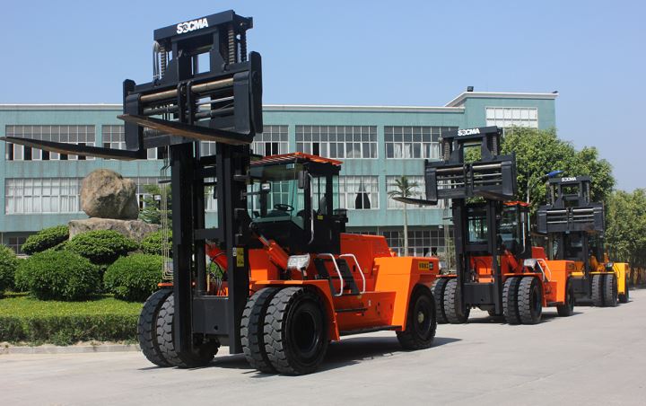 25 টন ভারী দায়িত্ব ফর্কলিফ্ট টেস্টিং