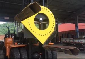 ঘূর্ণমান ফর্ক অবস্থানকারী সঙ্গে ভারি দায়িত্ব ফর্কলিফ্ট