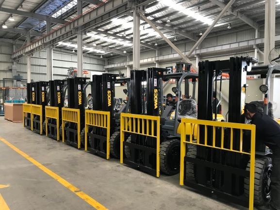 4Ton Diesel Small Forklift Attachment Paper Roll