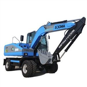 SOCMA বৈদ্যুতিক খনক HNE80W-EL চাকা খননকারক
