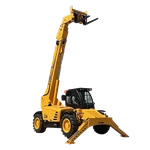 SOCMA 7 টন 15m টেলিহ্যান্ডলার 4WD ক্র্যাব মোড